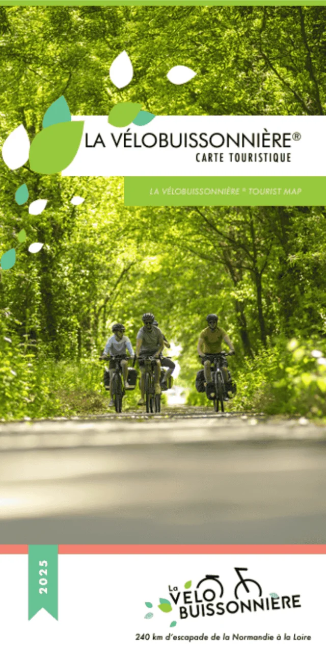 Page Couverture de la carte de la Vélobuissonnière 2025